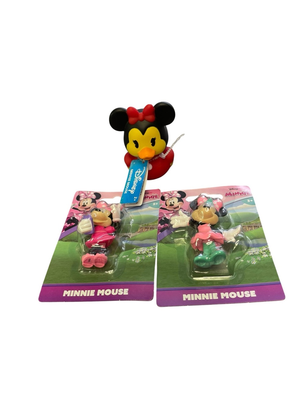 Disney Minnie Mouse Figure Set - Red, Pink & Green